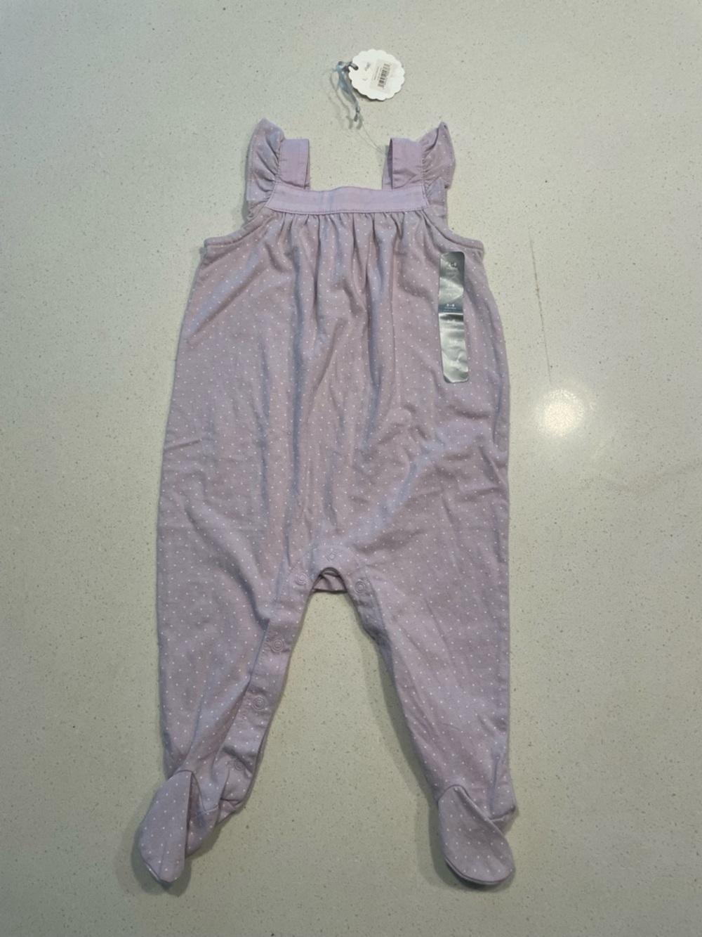 Gap Kids- Baby Girl Polka Dot Footed Romper